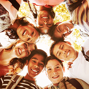 People in a circle